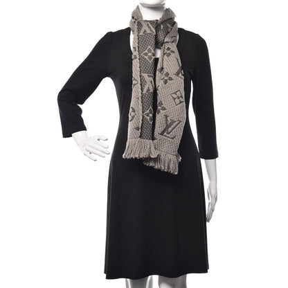Louis Vuitton Wool Silk Logomania Scarf Verone 2 of 4