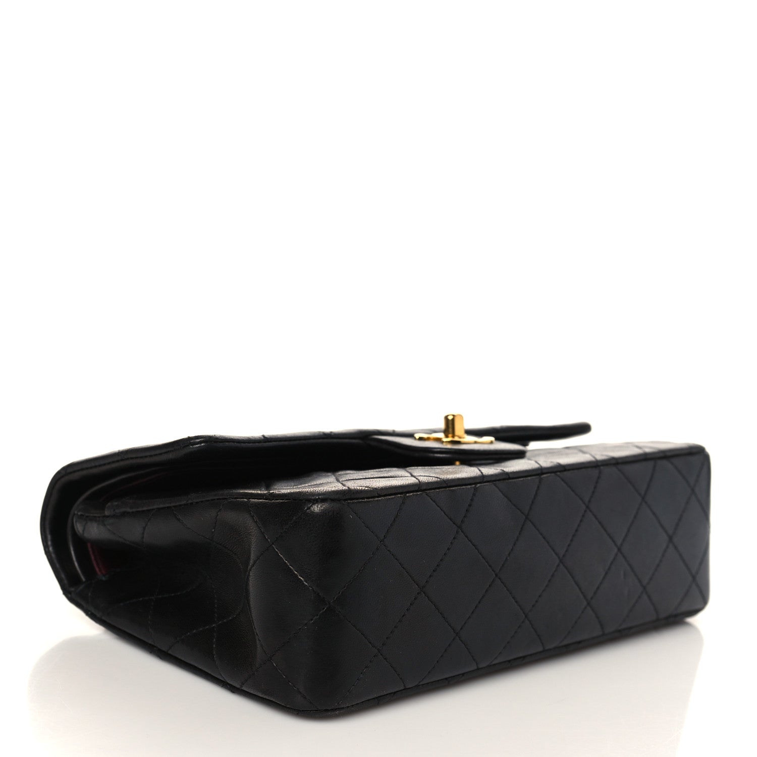 Chanel Lambskin Quilted Small Double Flap Black 4 of 9