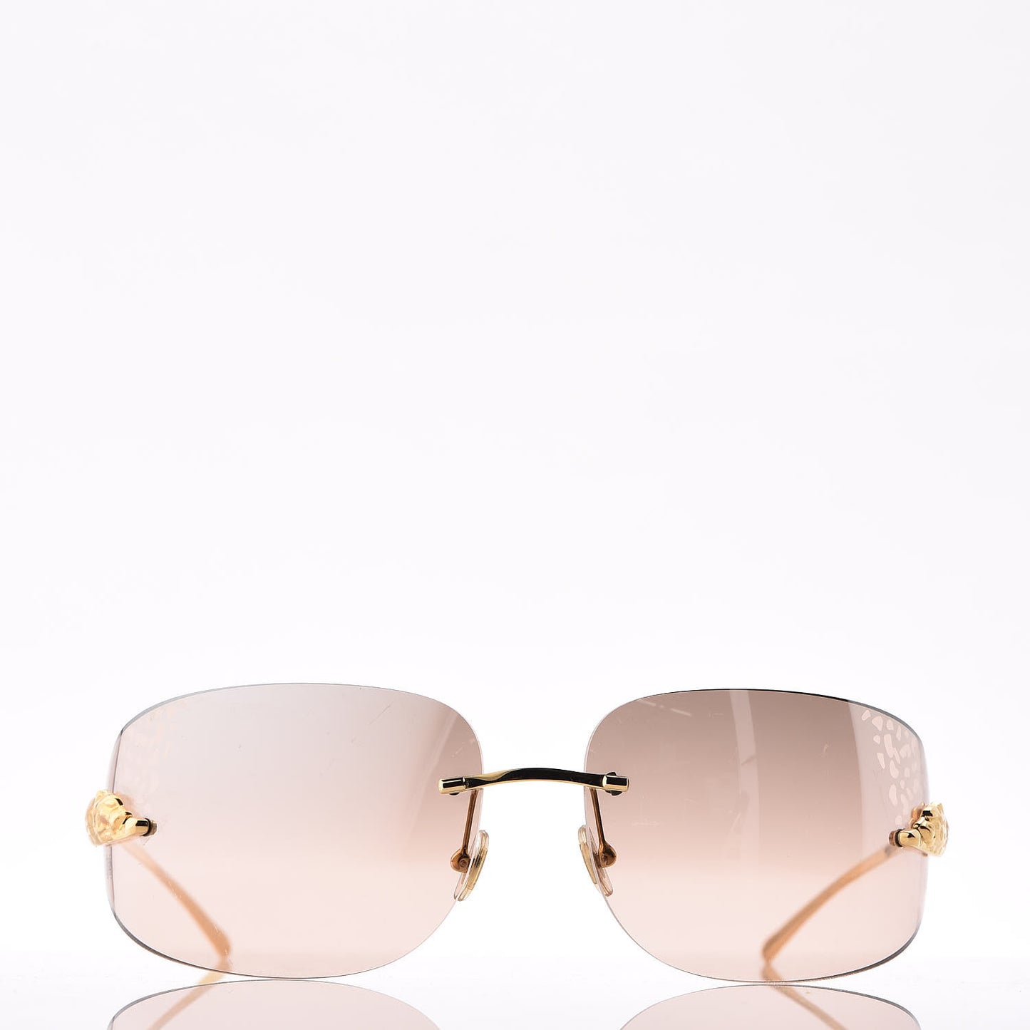 Panthere De Shield Sunglasses Gold