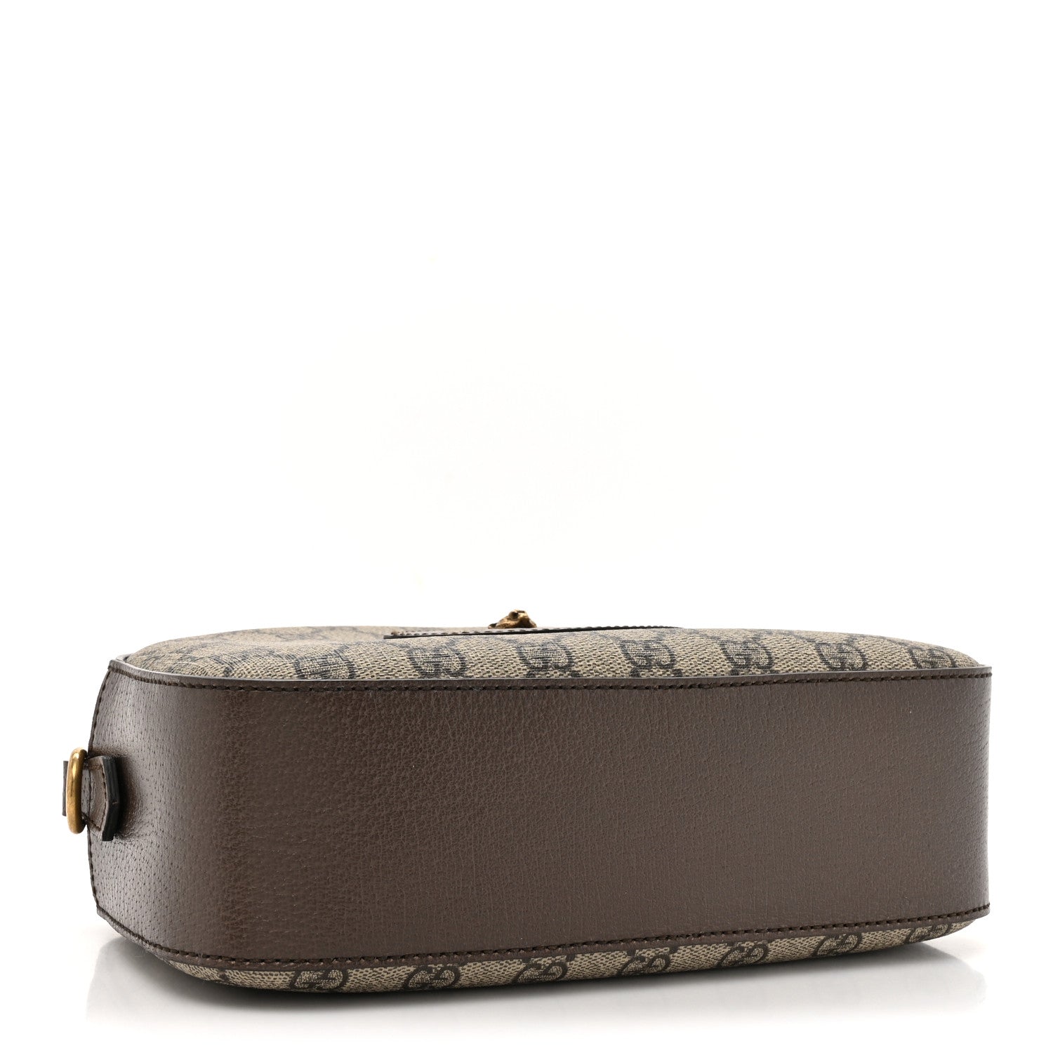Gucci GG Supreme Monogram Web Neo Vintage Shoulder Bag Beige New Acero Crop 4 of 12