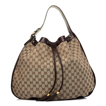 Gucci Monogram Medium Interlocking Icon Shoulder Bag Dark Brown 1 of 16