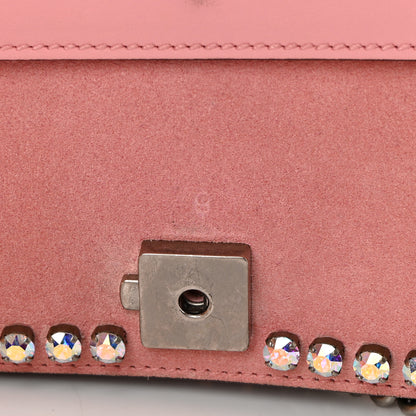 Gucci Suede Crystal Small Dionysus Shoulder Bag Peonia 15 of 17