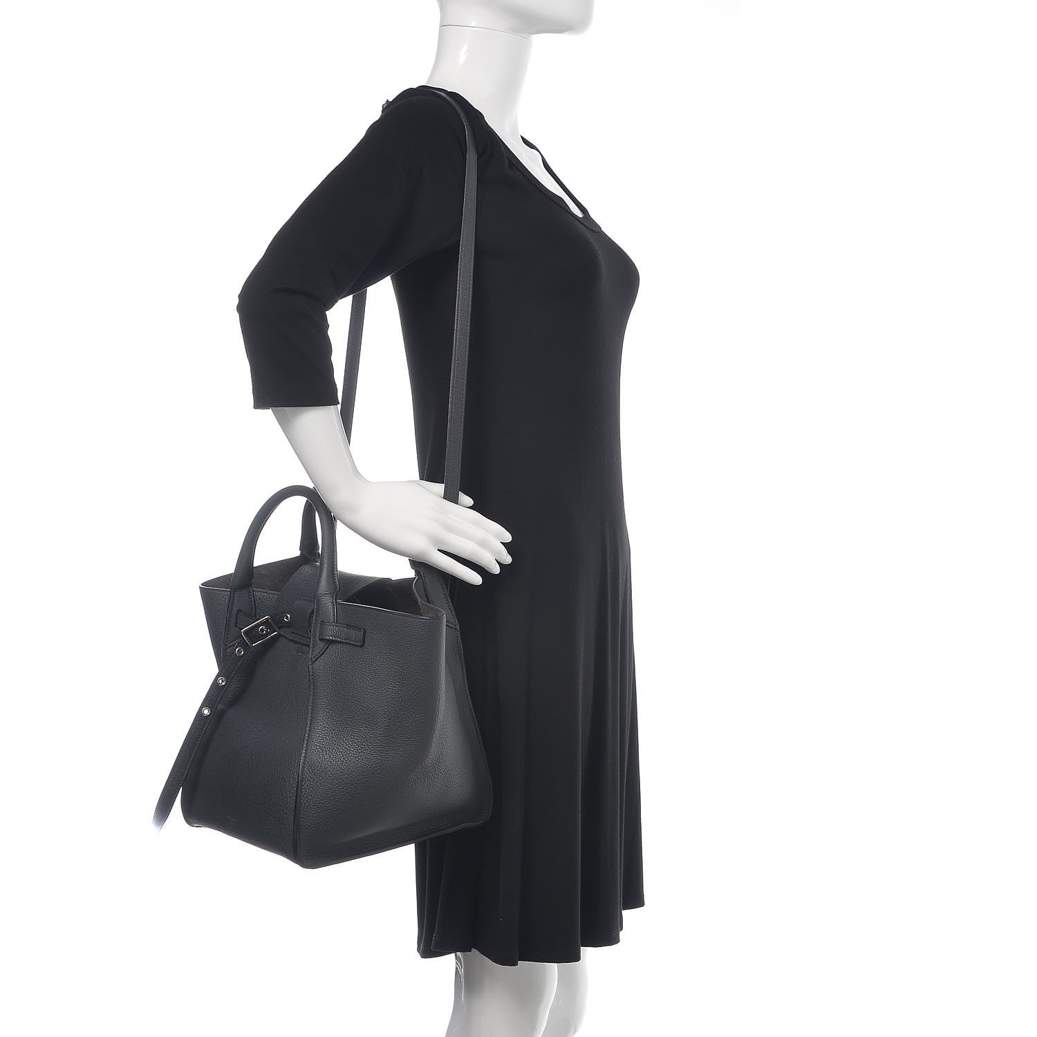 Celine Supple Grained Calfskin Small Big Bag Anthracite 2 of 12