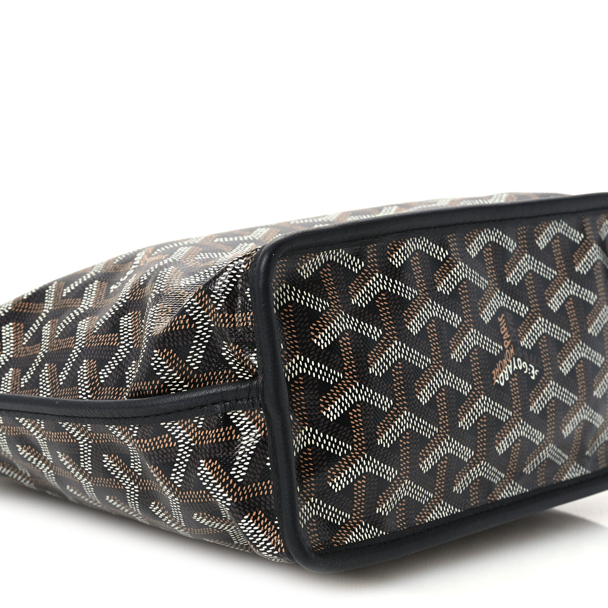 Goyardine Reversible Mini Anjou Black