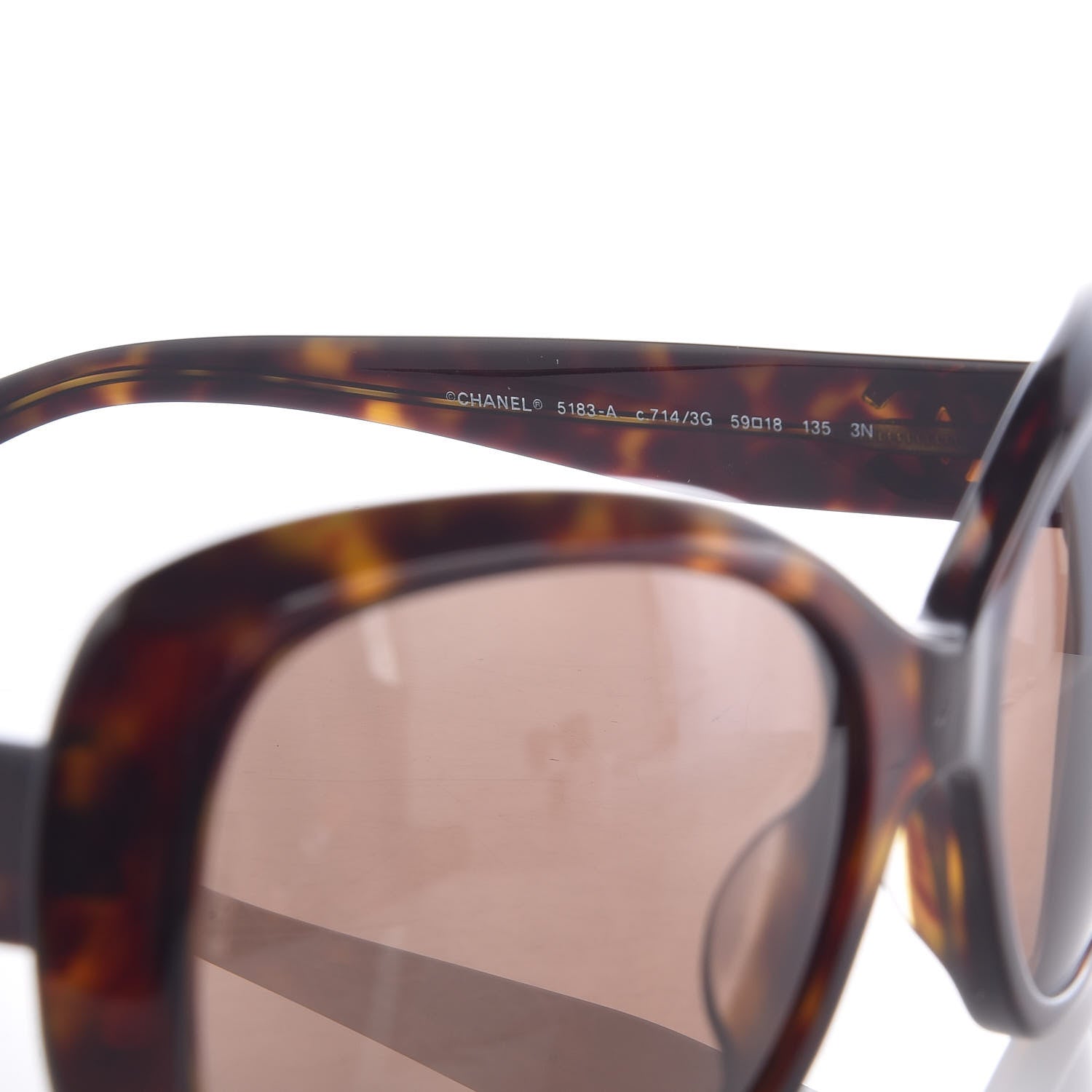 Chanel CC Sunglasses 5183-A Tortoise 5 of 7
