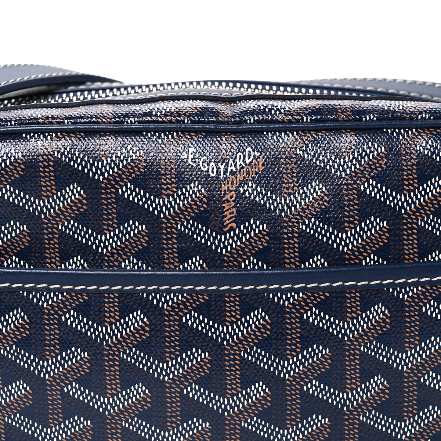 Goyardine Sac Cap Vert Navy