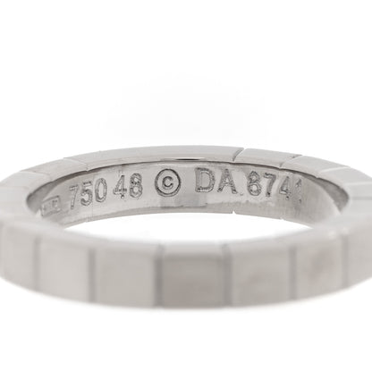 Cartier 18K White Gold Lanieres Ring 48 4.5 4 of 4