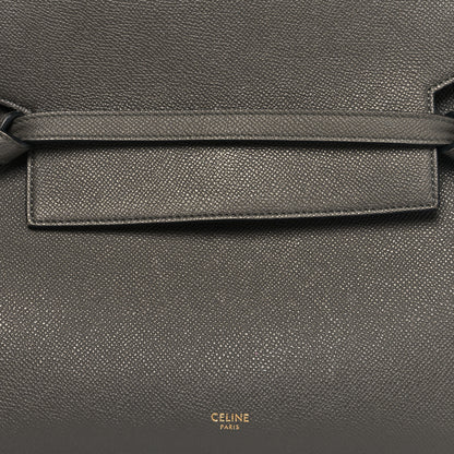 Celine Grained Calfskin Mini Belt Bag Grey 8 of 14