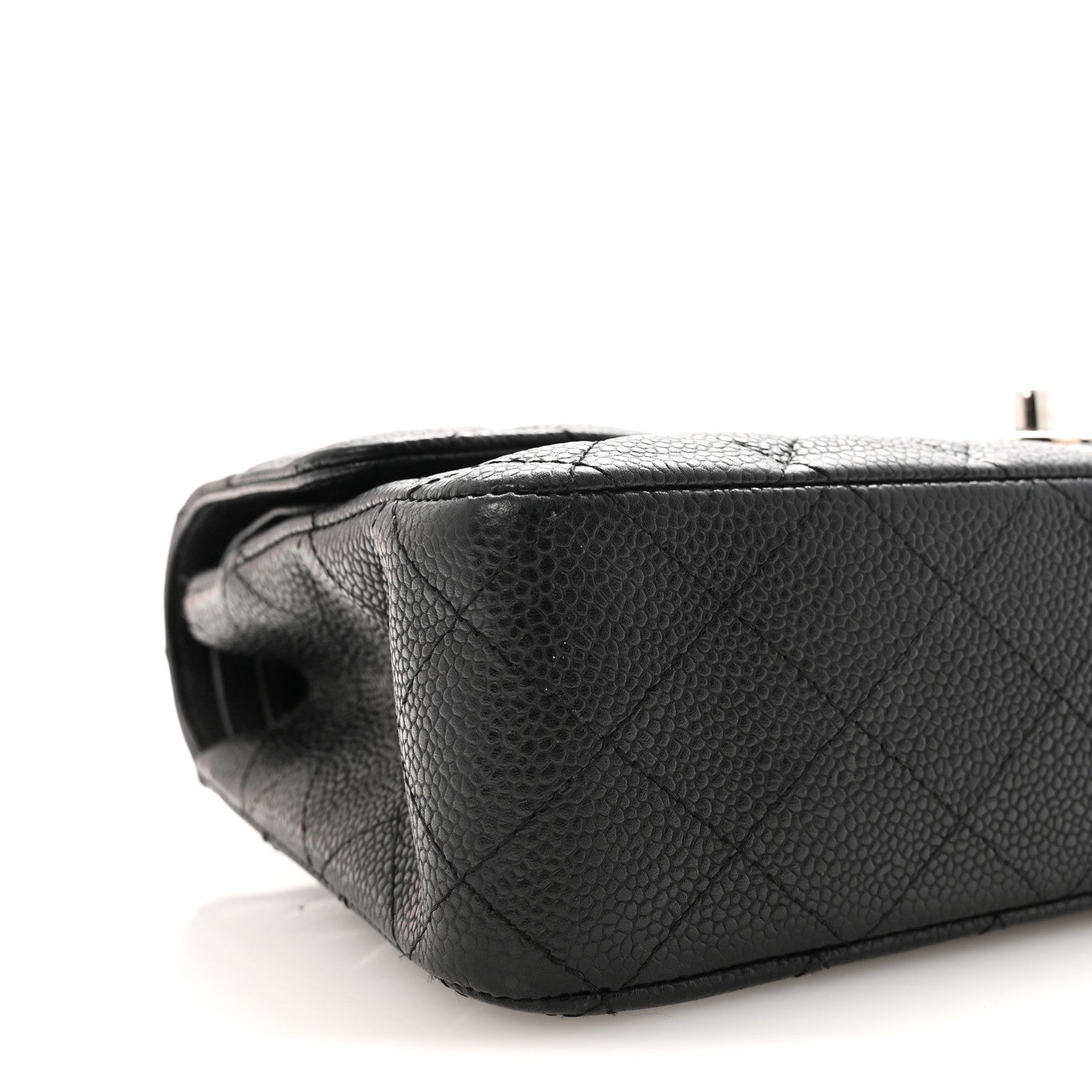 Chanel Caviar Quilted Medium Double Flap Black 9 of 10