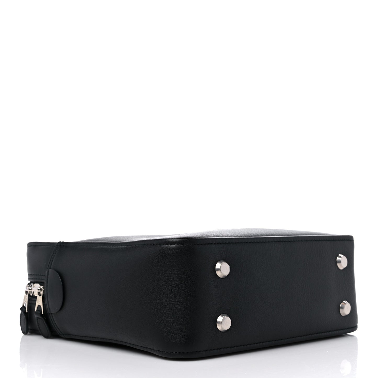 Calfskin S Triangle Duffle Black