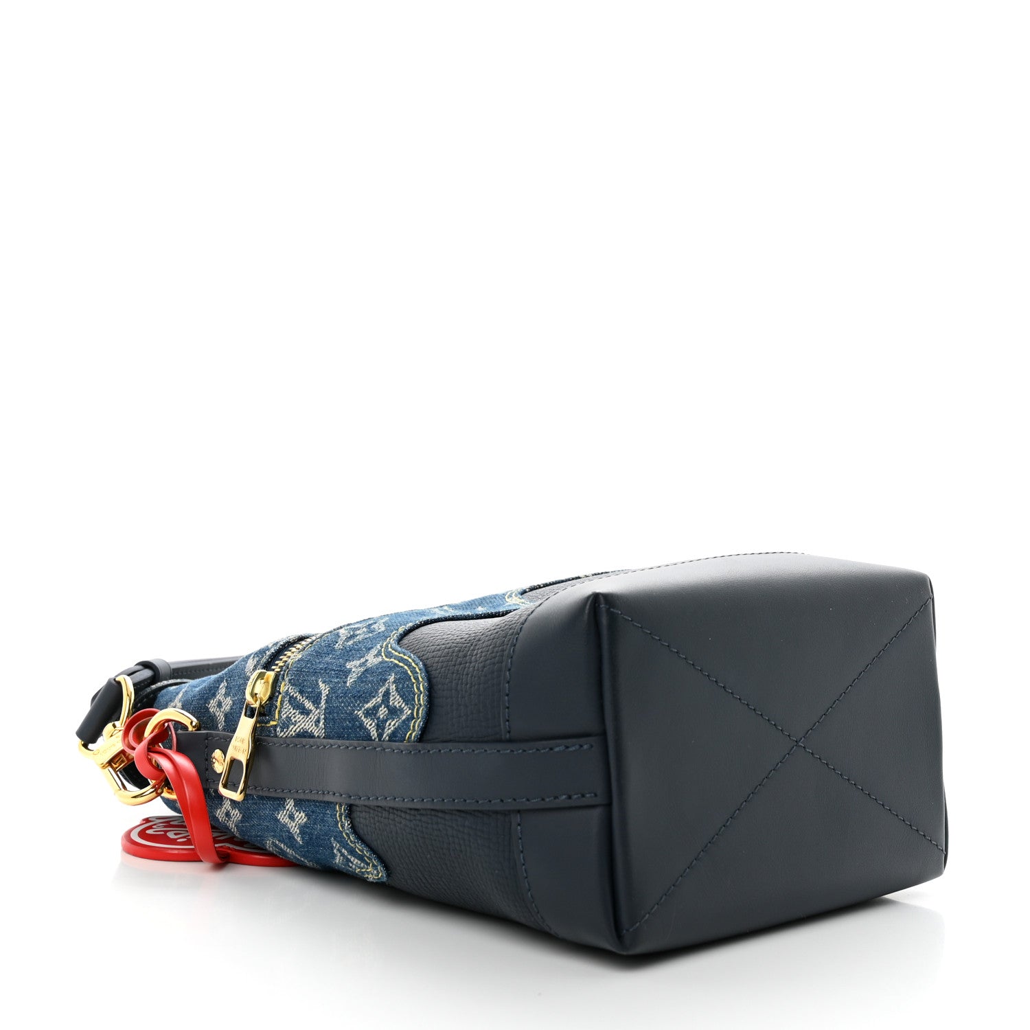 Louis Vuitton X NIGO Taurillon Monogram Denim Japanese Cruiser Blue 4 of 10