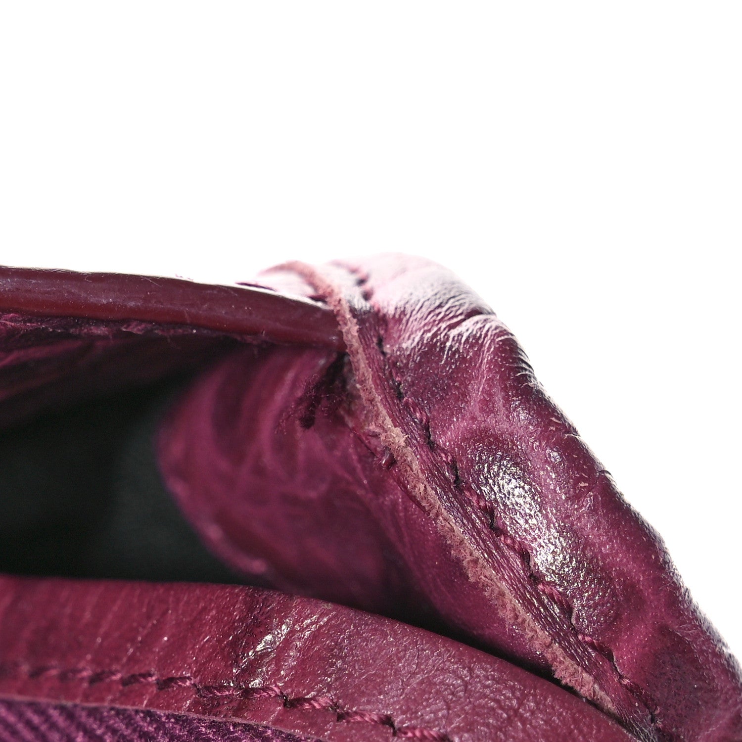 Balenciaga Calfskin Crocodile Embossed Gold Hardware City Violet Prune 12 of 14