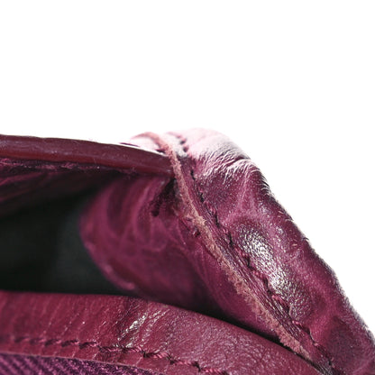Balenciaga Calfskin Crocodile Embossed Gold Hardware City Violet Prune 12 of 14