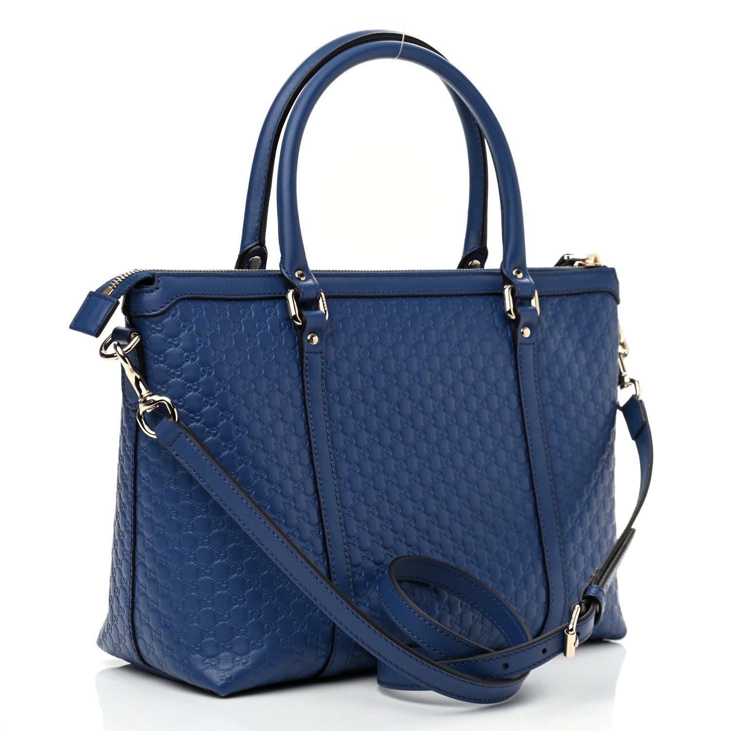 Gucci Soft Microguccissima Small Zippered Satchel Caspian 3 of 11
