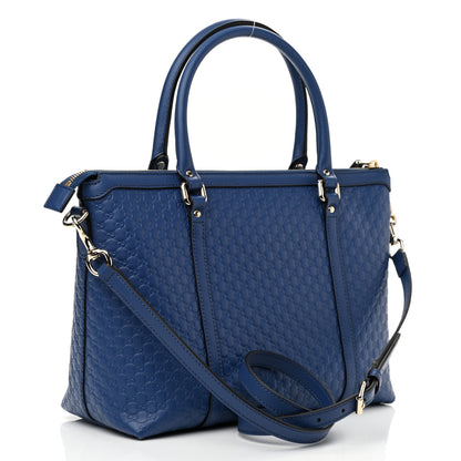 Gucci Soft Microguccissima Small Zippered Satchel Caspian 3 of 11