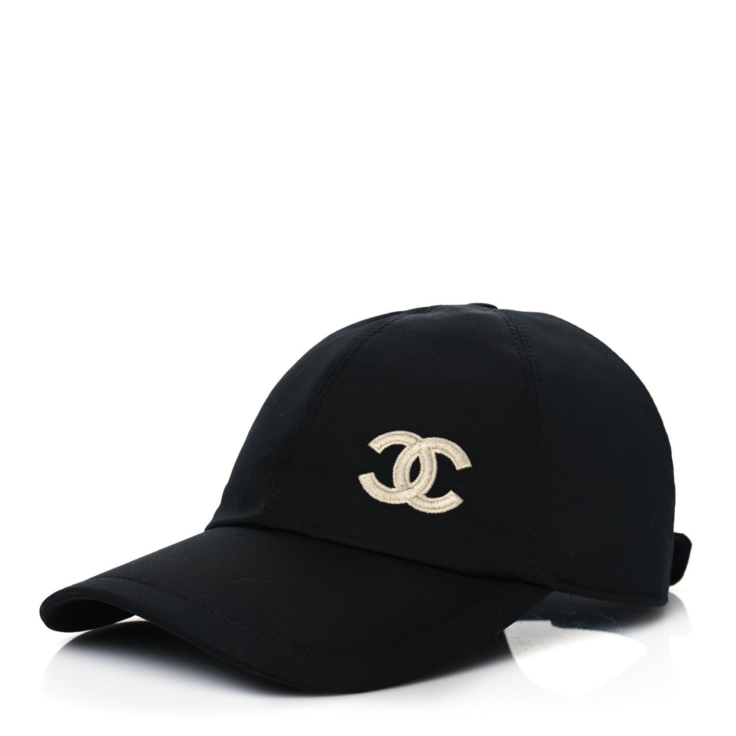 Chanel Cotton CC Cap Hat Black 1 of 8