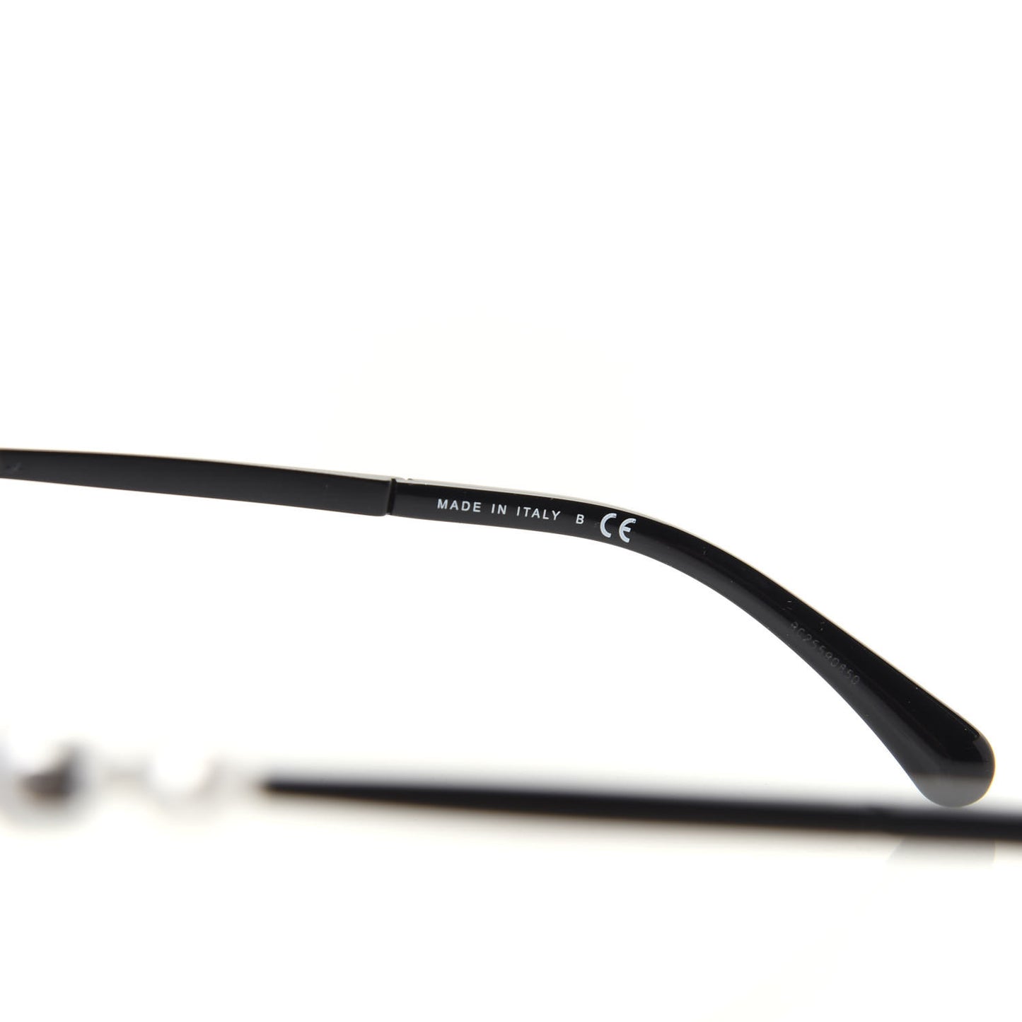 Acetate Butterfly Winter Pearl Sunglasses 5339-H Black