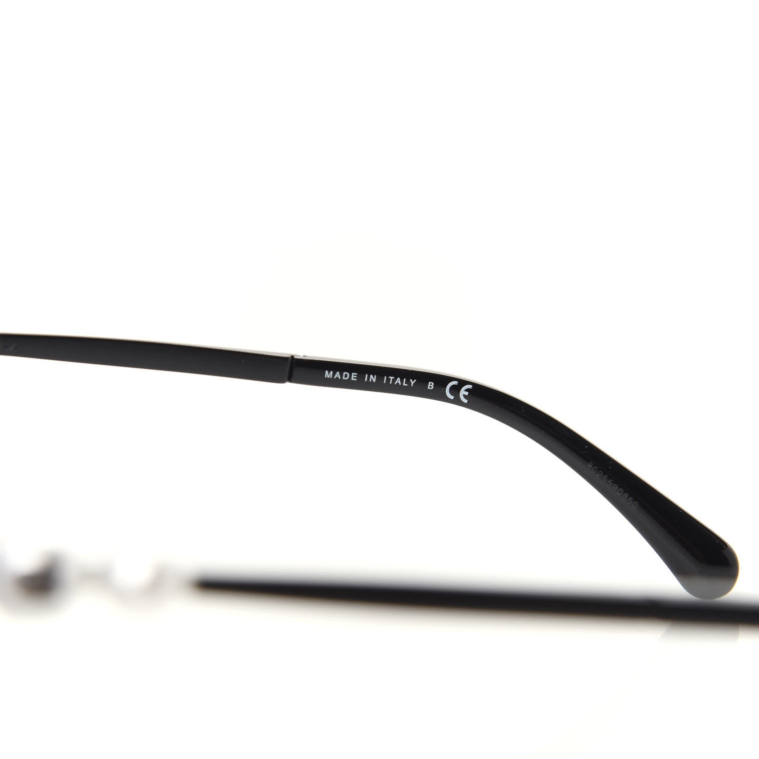 Chanel Acetate Butterfly Winter Pearl Sunglasses 5339-H Black 6 of 7