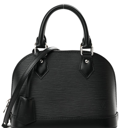 Louis Vuitton Epi Alma BB Black 7 of 10