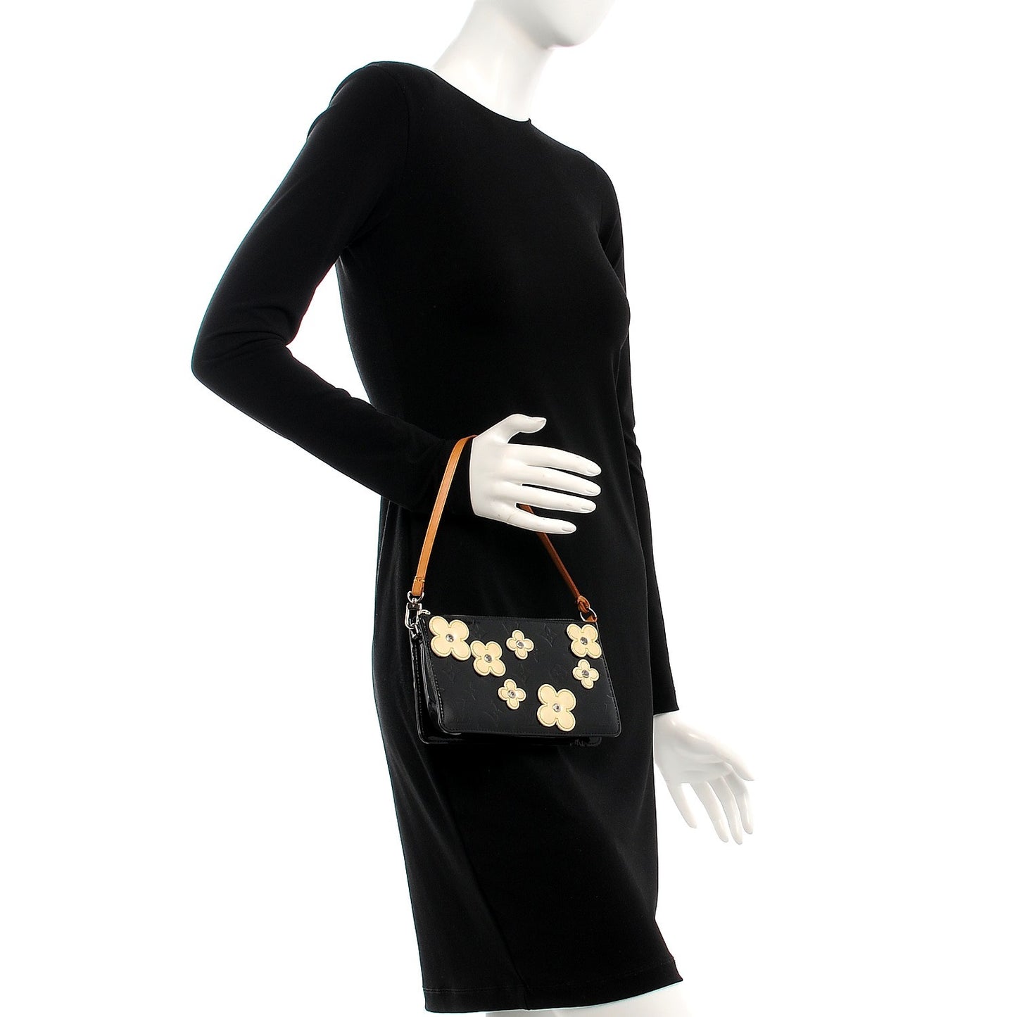 Vernis Lexington Fleurs Pochette Black