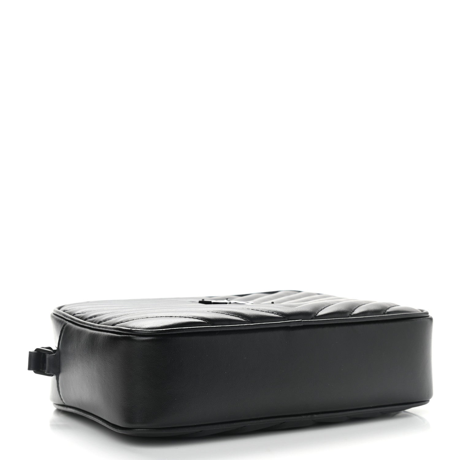 Saint Laurent Calfskin Matelasse Monogram Lou Camera Bag Black 4 of 9