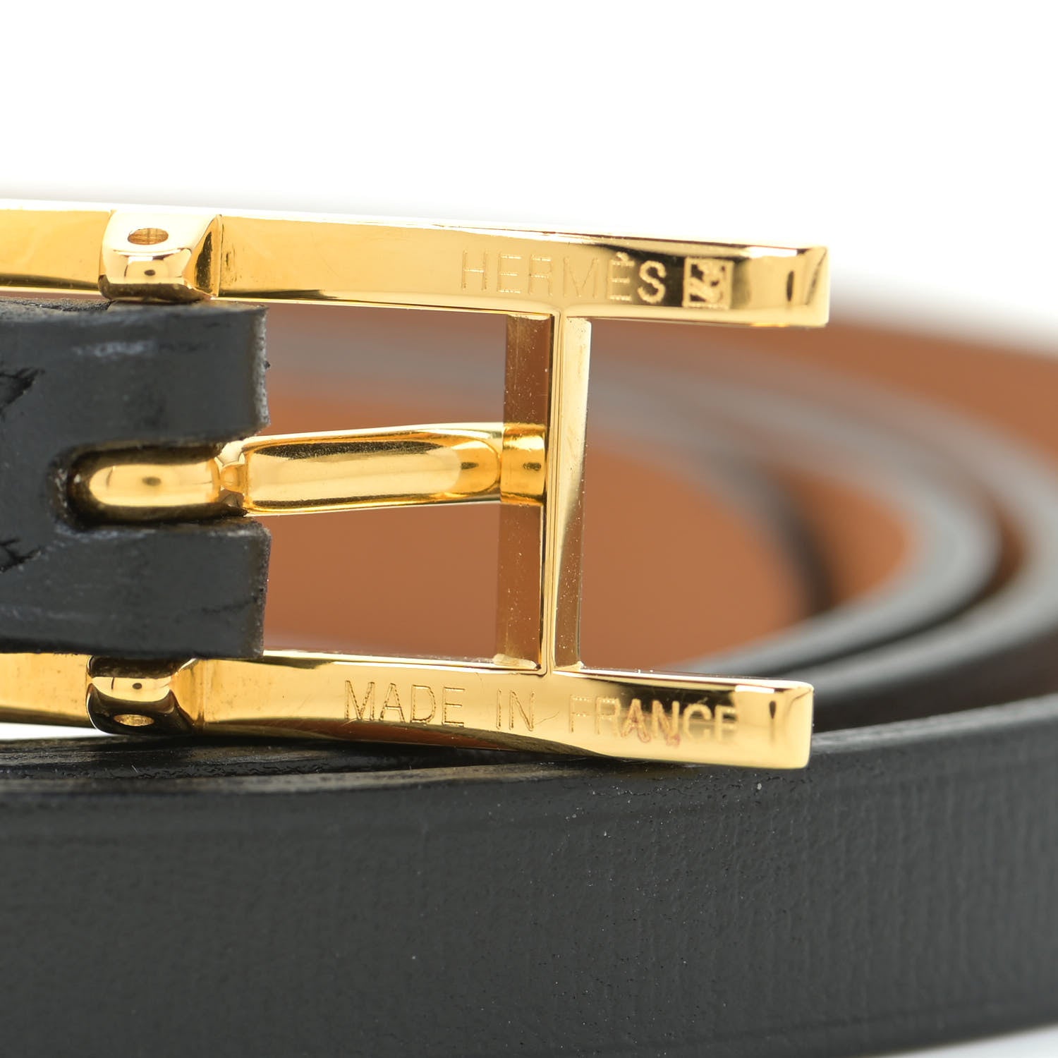 Hermes Chamonix Hapi 3MM Triple Tour Wrap Bracelet M Black 7 of 9