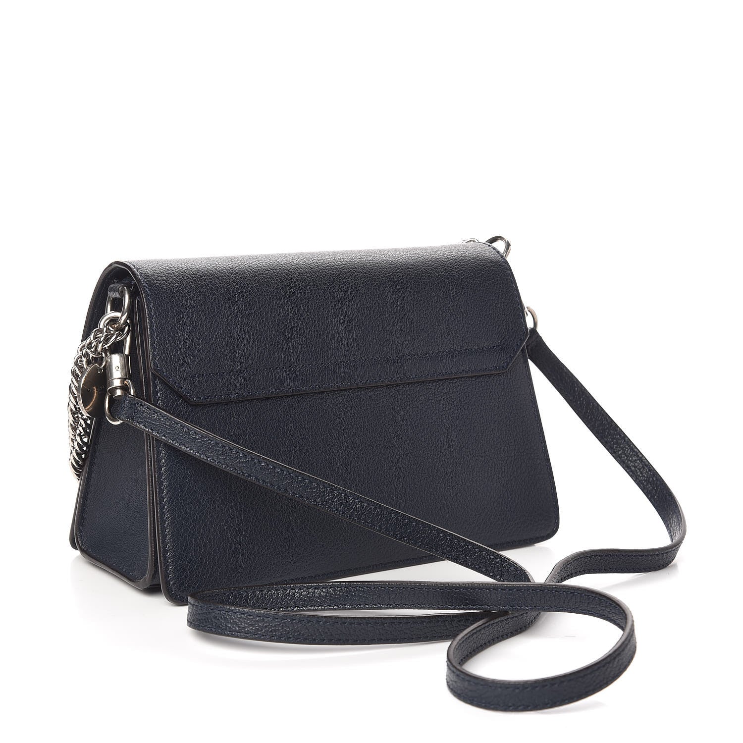 Givenchy Goatskin Small GV3 Shoulder Bag Dark Blue 3 of 9
