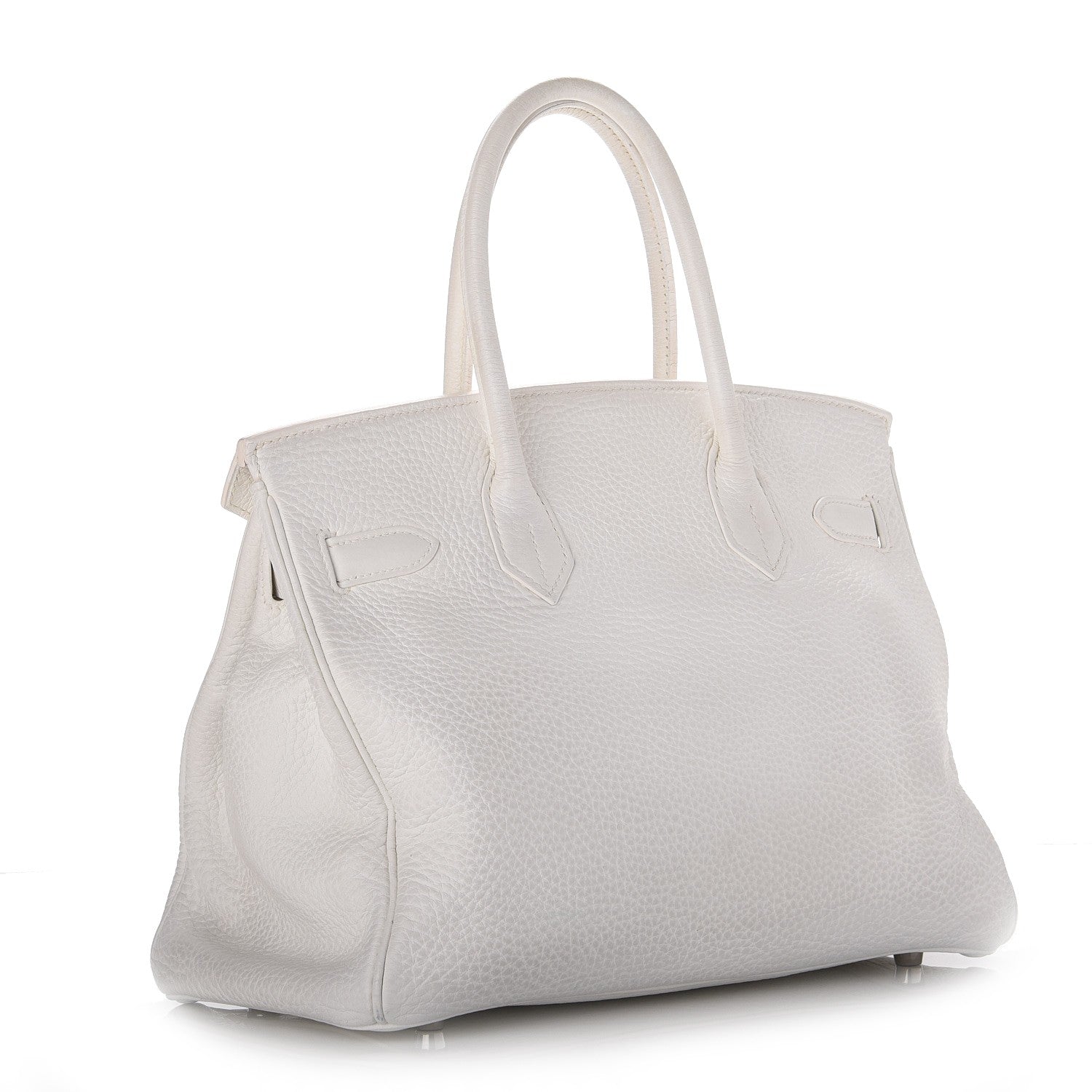 Hermes Taurillon Clemence Birkin 30 White 3 of 44
