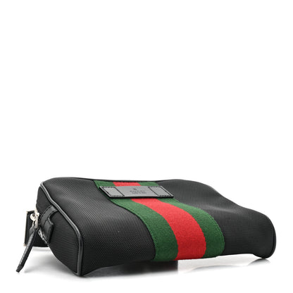 Gucci Canvas Web Slim Belt Bag Black 4 of 10