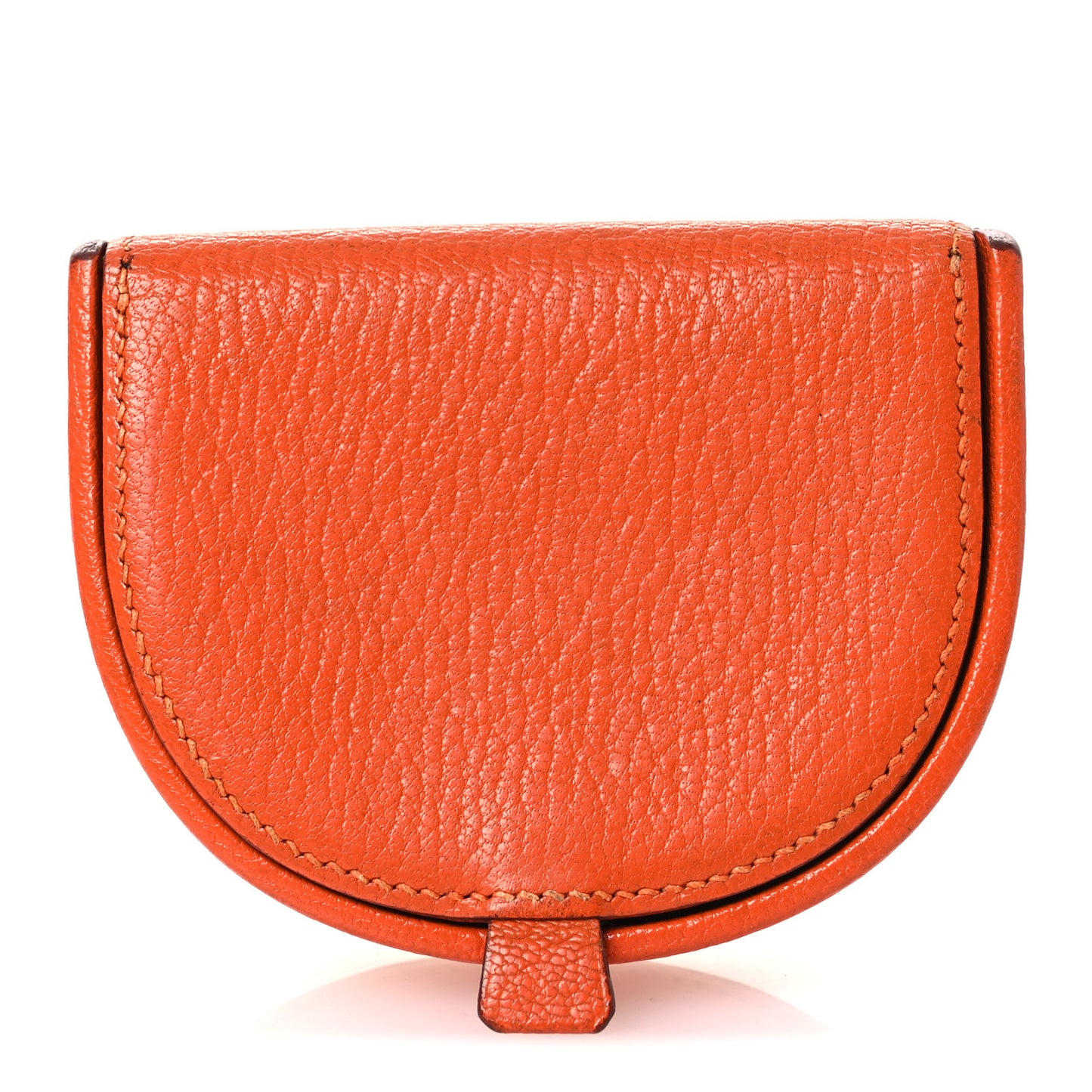 Chevre Mysore Coin Purse Orange