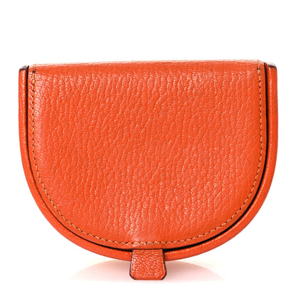 Hermes Chevre Mysore Coin Purse Orange 1 of 8