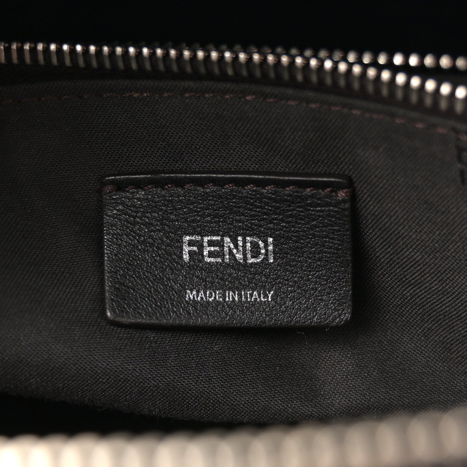 Fendi Vitello Dolce Scalloped Studded Medium By The Way Boston Bag Blu Notte 6 of 15