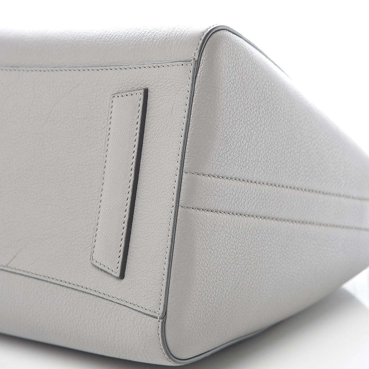 Sugar Goatskin Medium Antigona Pearl Grey