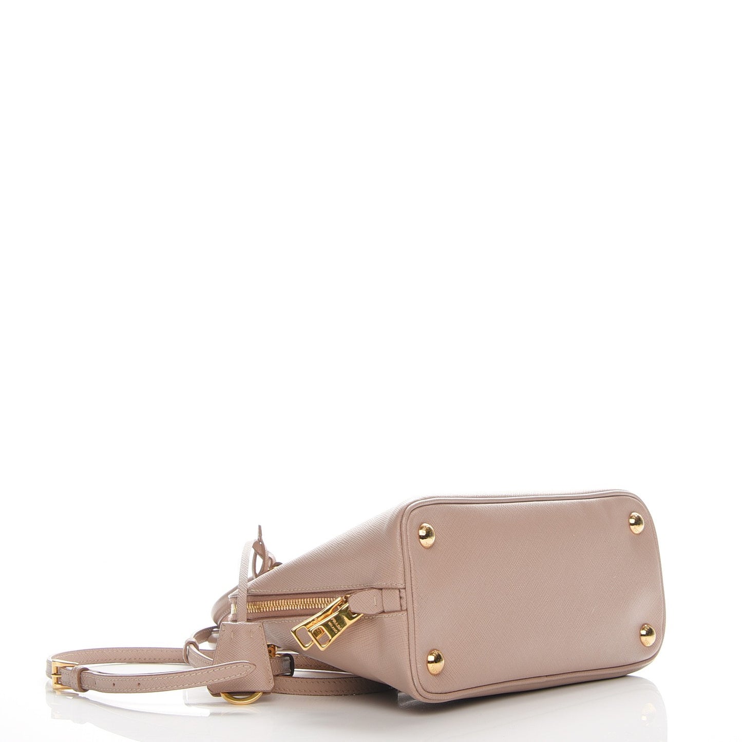 Saffiano Vernice Small Promenade Tote Cammeo