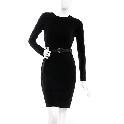 Gucci Calfskin Interlocking G Belt 80 32 Black 2 of 7