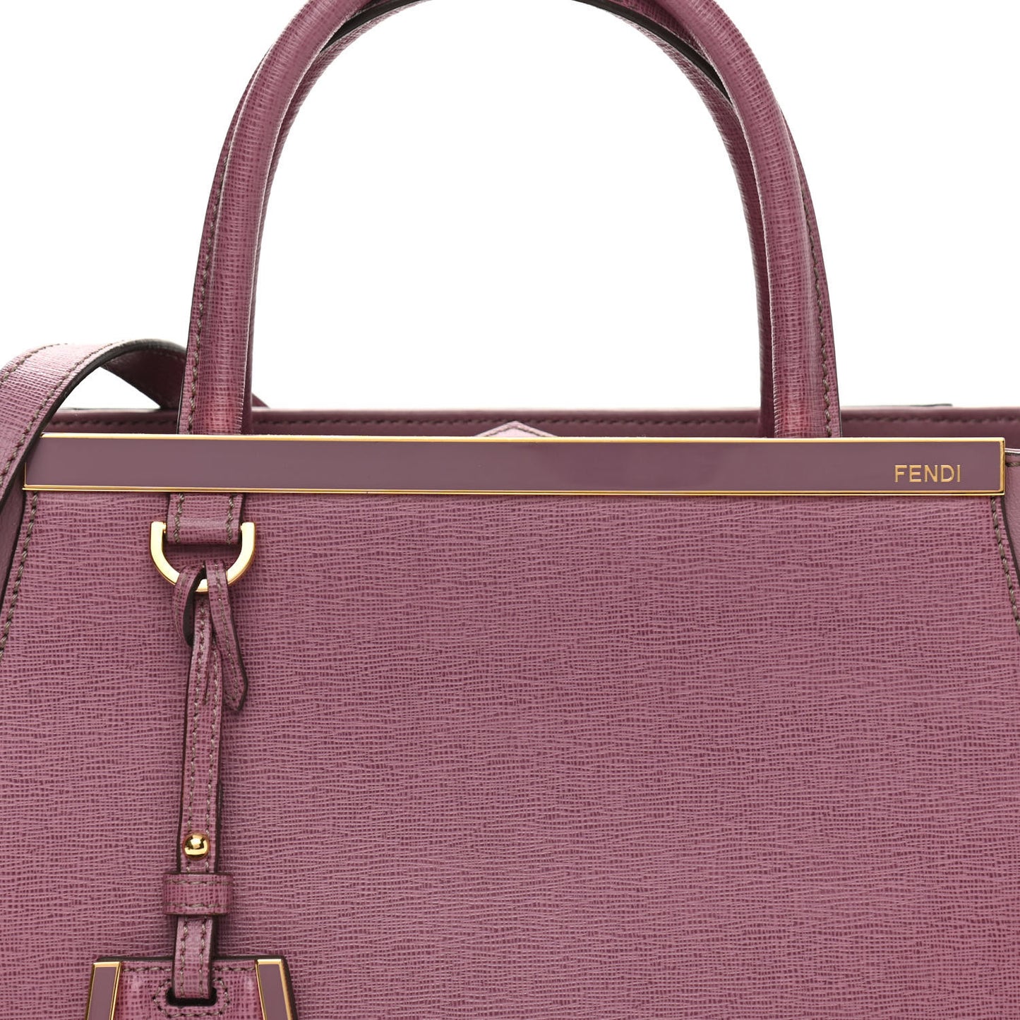 Vitello Elite Flamingo Petite 2Jours Tote Lilla Glicine