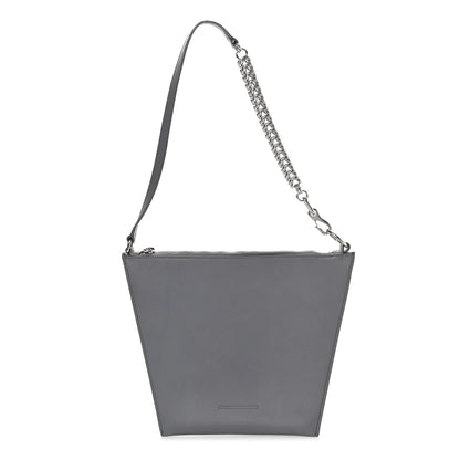 Alexander Wang Smooth Calfskin Mini Genesis Box Chain Bag Dark Gray 1 of 8