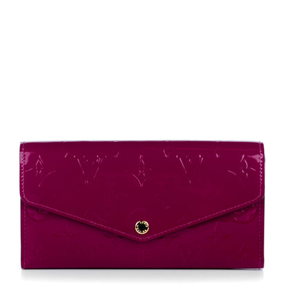 Louis Vuitton Vernis Sarah Wallet NM Magenta 1 of 7