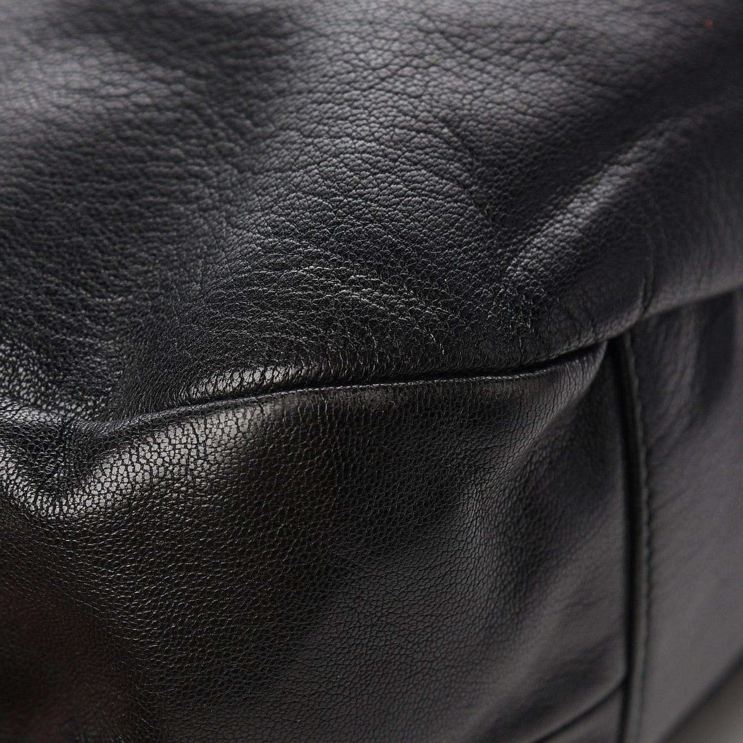 Saint Laurent Calfskin Saharienne Shoulder Bag Black 11 of 15