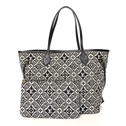 Louis Vuitton Jacquard Since 1854 Neverfull MM Grey 3 of 10
