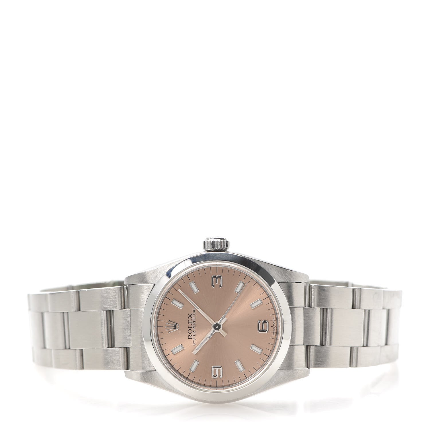 Rolex Stainless Steel 31mm Oyster Perpetual Watch Pink 77080 3 of 5