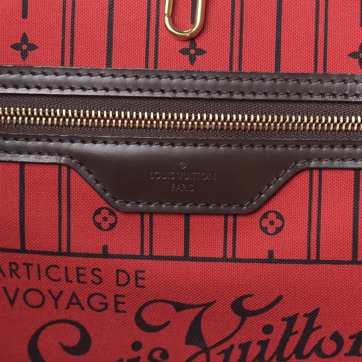Louis Vuitton Damier Ebene Neverfull MM 6 of 16