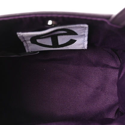 Telfar Vegan Leather Small Shopping Bag Eggplant 5 of 10