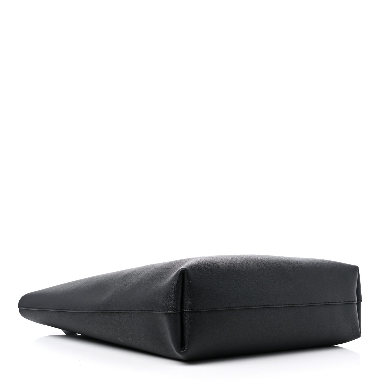 Calfskin Medium Shopping Tote Black