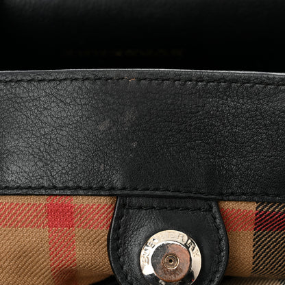 Burberry Smooth Calfskin Medium Sartorial Banner Tote Black 13 of 14