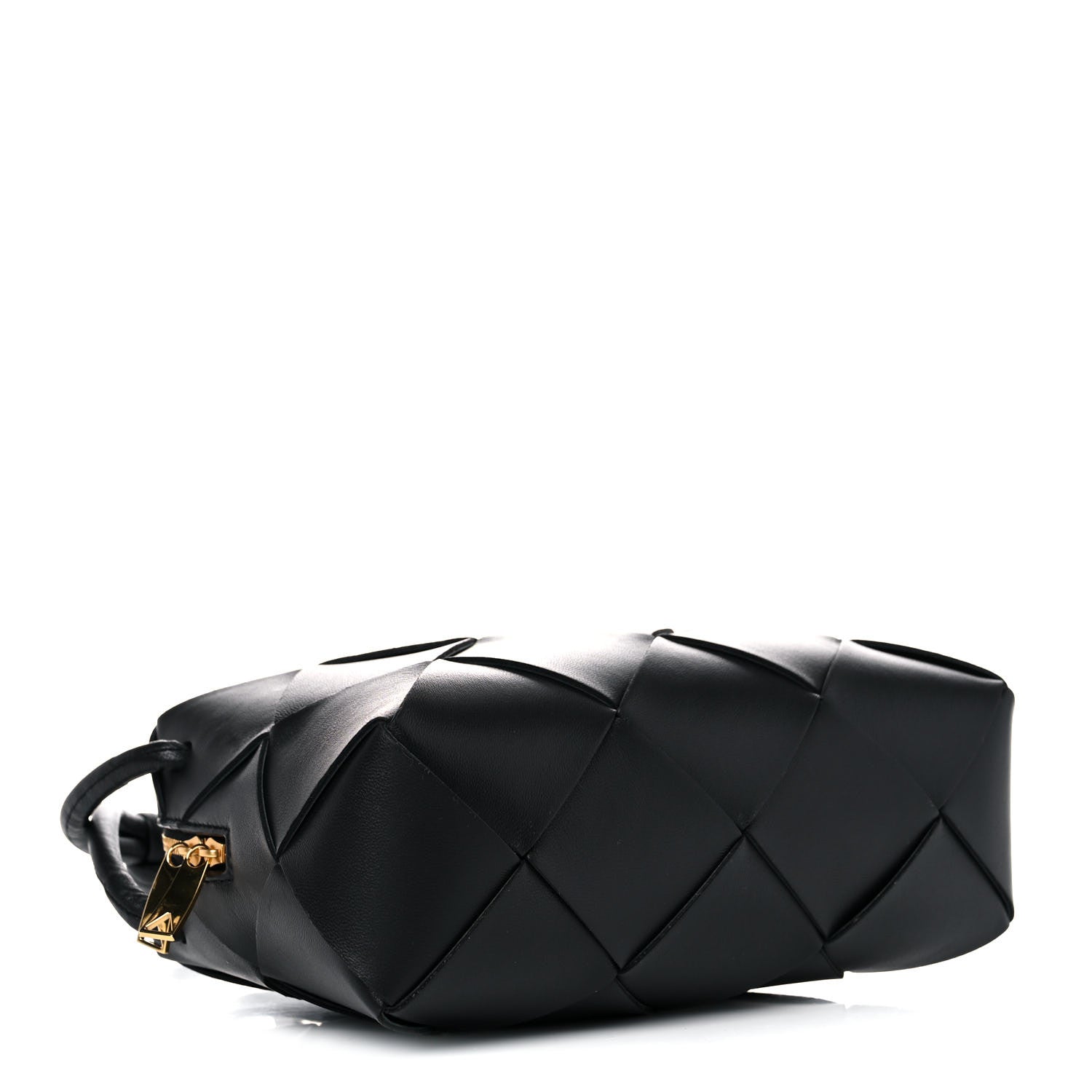 Bottega Veneta Lambskin Intreccio Small Cassette Camera Bag Black 4 of 9
