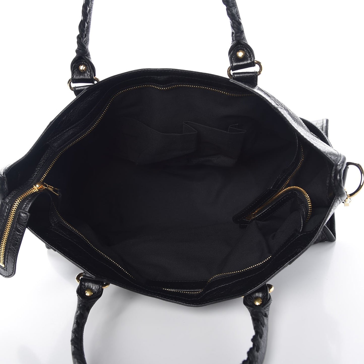 Agneau Giant 12 Gold Hardware Part Time Black