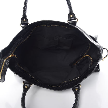 Balenciaga Agneau Giant 12 Gold Hardware Part Time Black 6 of 9