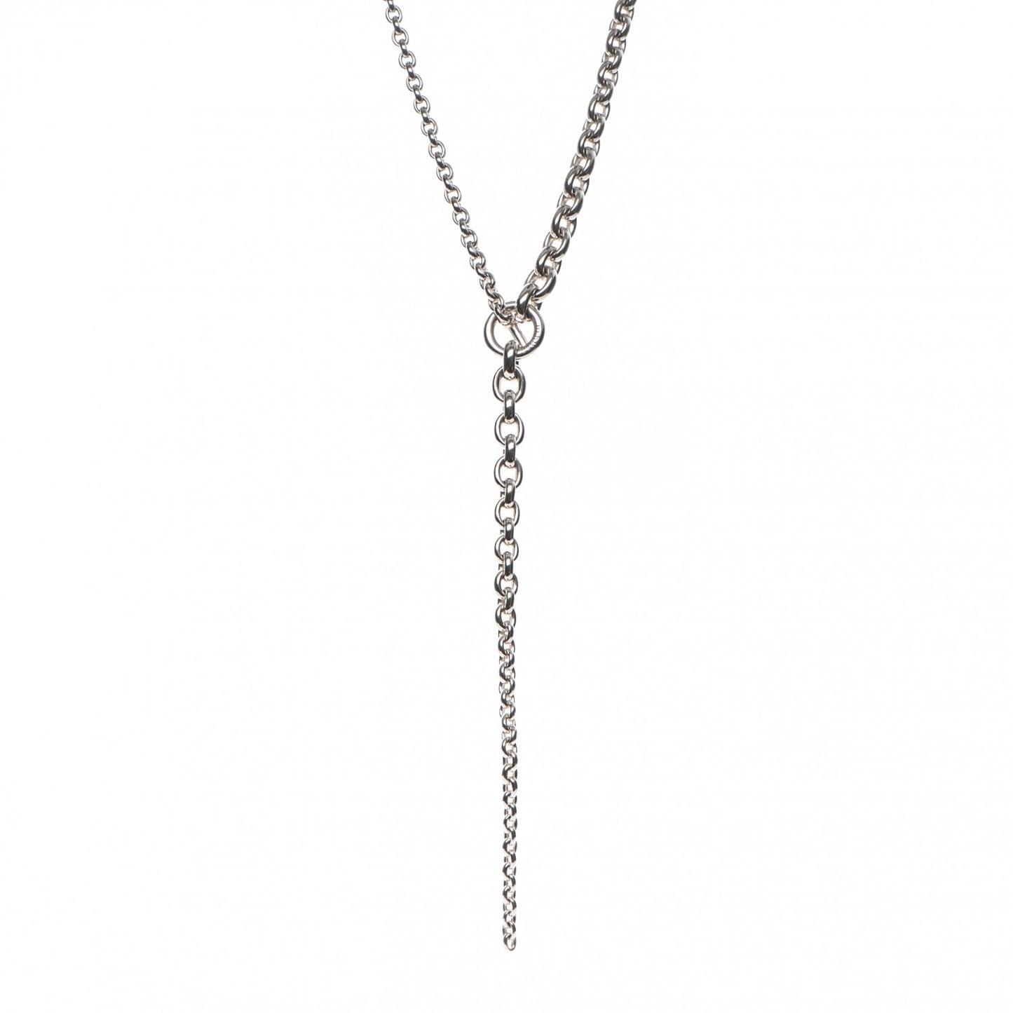 Sterling Silver Crescendo Long Necklace