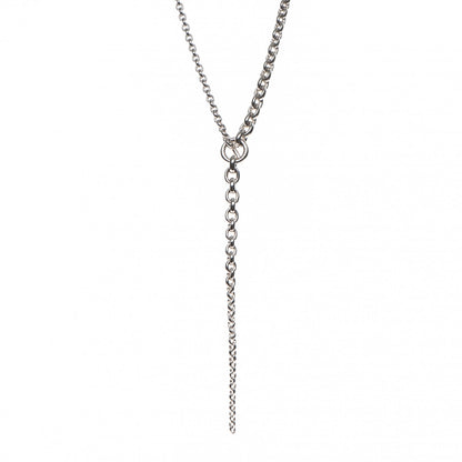 Hermes Sterling Silver Crescendo Long Necklace 1 of 4